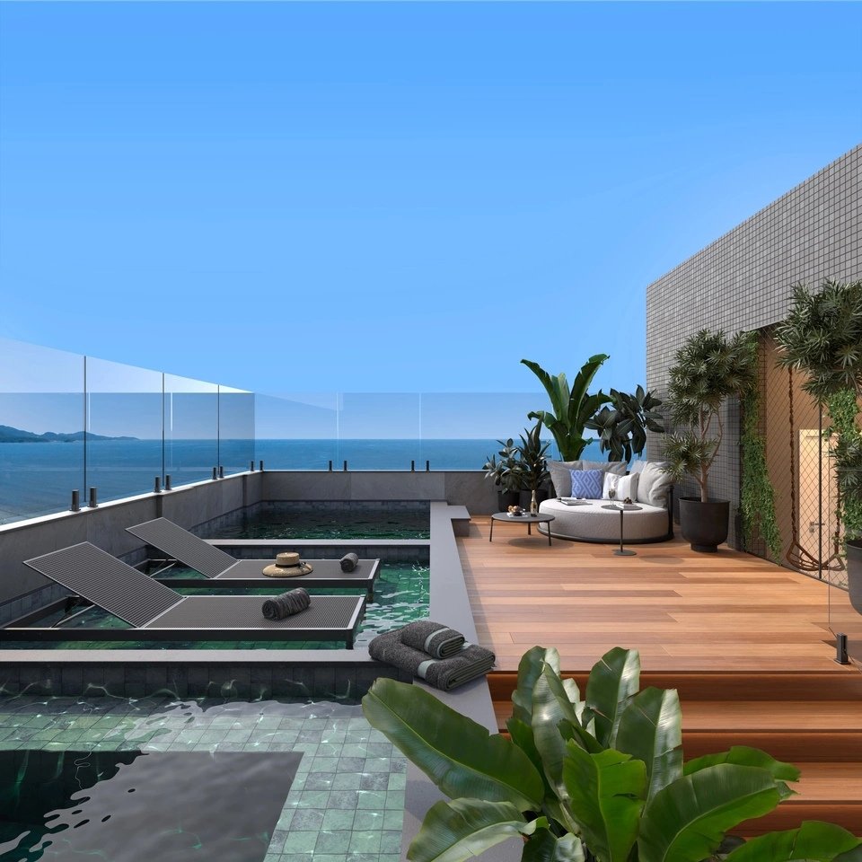 4629 - Atlas Residence, 2 suítes, Perequê, Porto Belo.