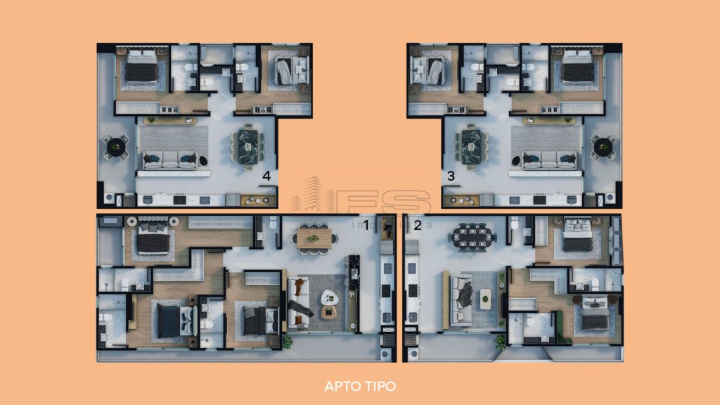4730 - Diamond Hill Residence, 2 suítes, Perequê, Porto Belo - SC