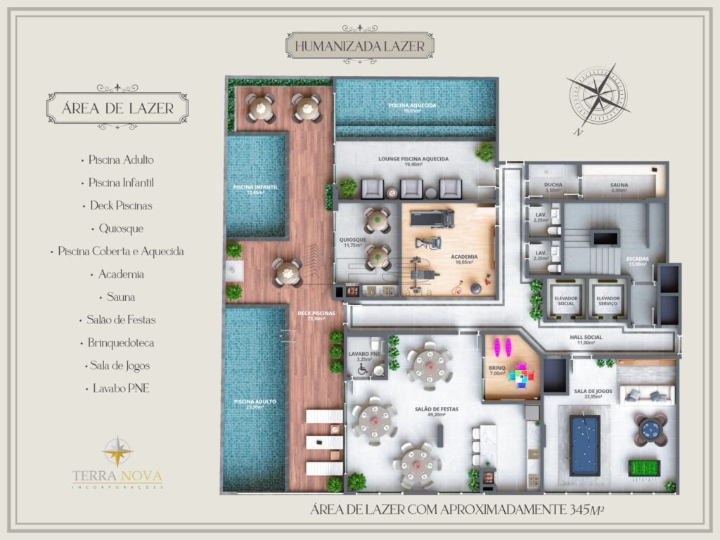 Figueiras Residencial: humanizada de lazer