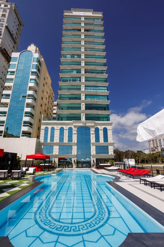  Cartier Residence, mobiliado, vista mar em Itapema – SC