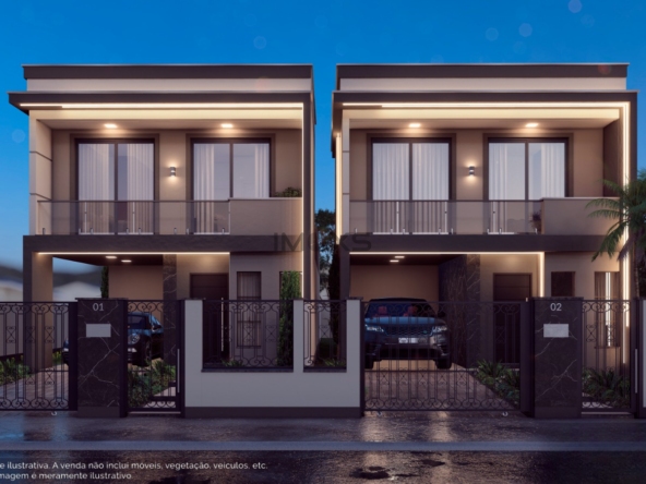 Santos CII 1 V10109 - Santos CII, Sobrado, Bosque da Mata, Tijucas.